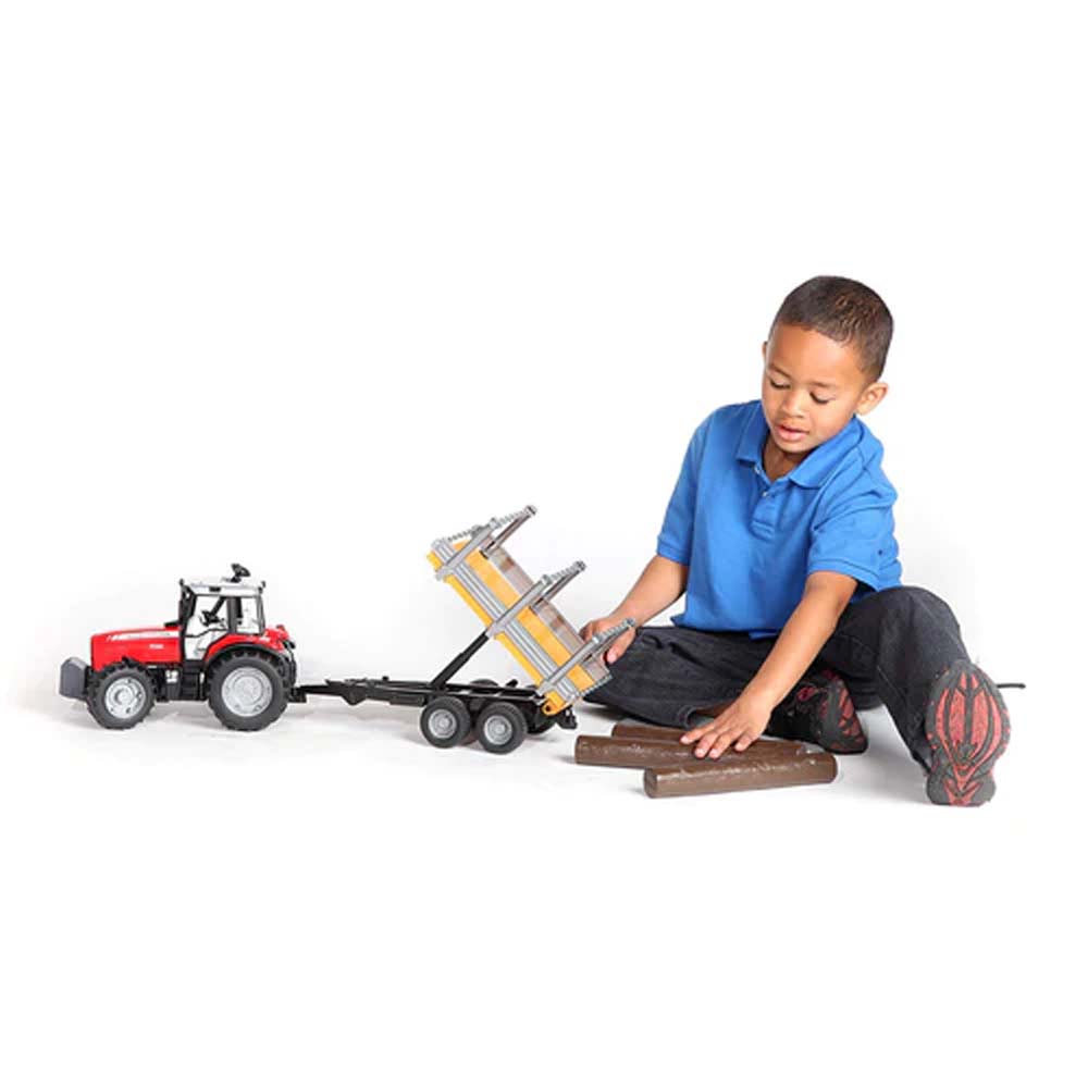 Rimorchio per trasporto legname Bruder