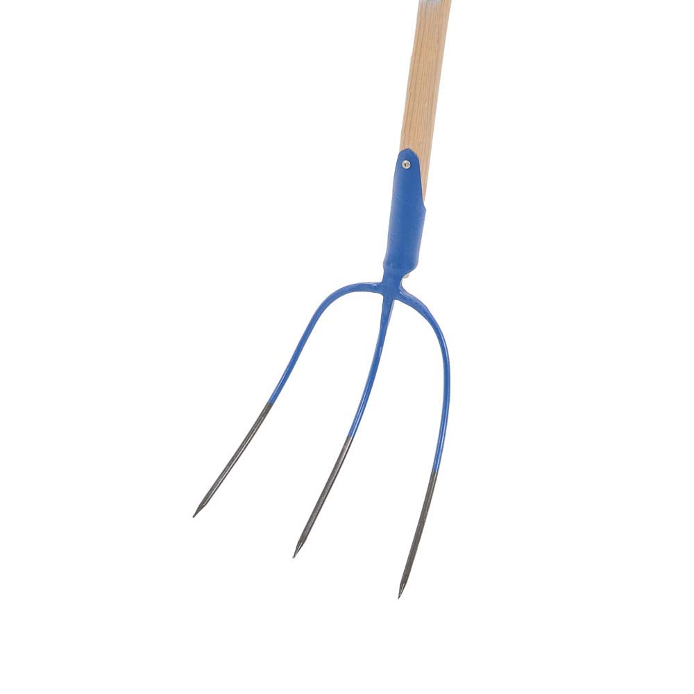 Forca da fieno, 28x25 cm, 3 denti e manico