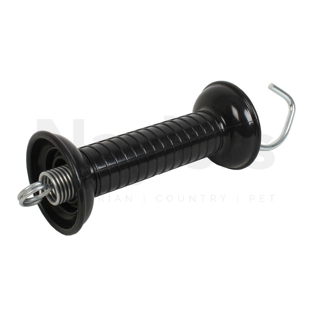 Maniglia isolante con gancio a N nero per cancello farming