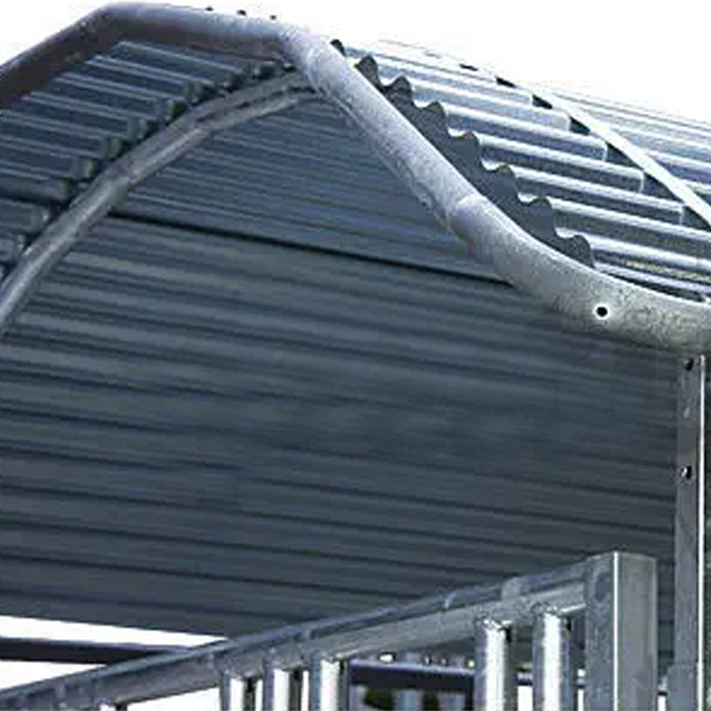 Big Bale Feeder con Mangiatoia Autobloccante di Sicurezza – Per Bovini Adulti