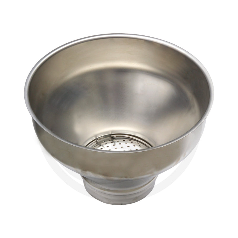 Colino in Acciaio Inox per Latte con Filtro a Imbuto