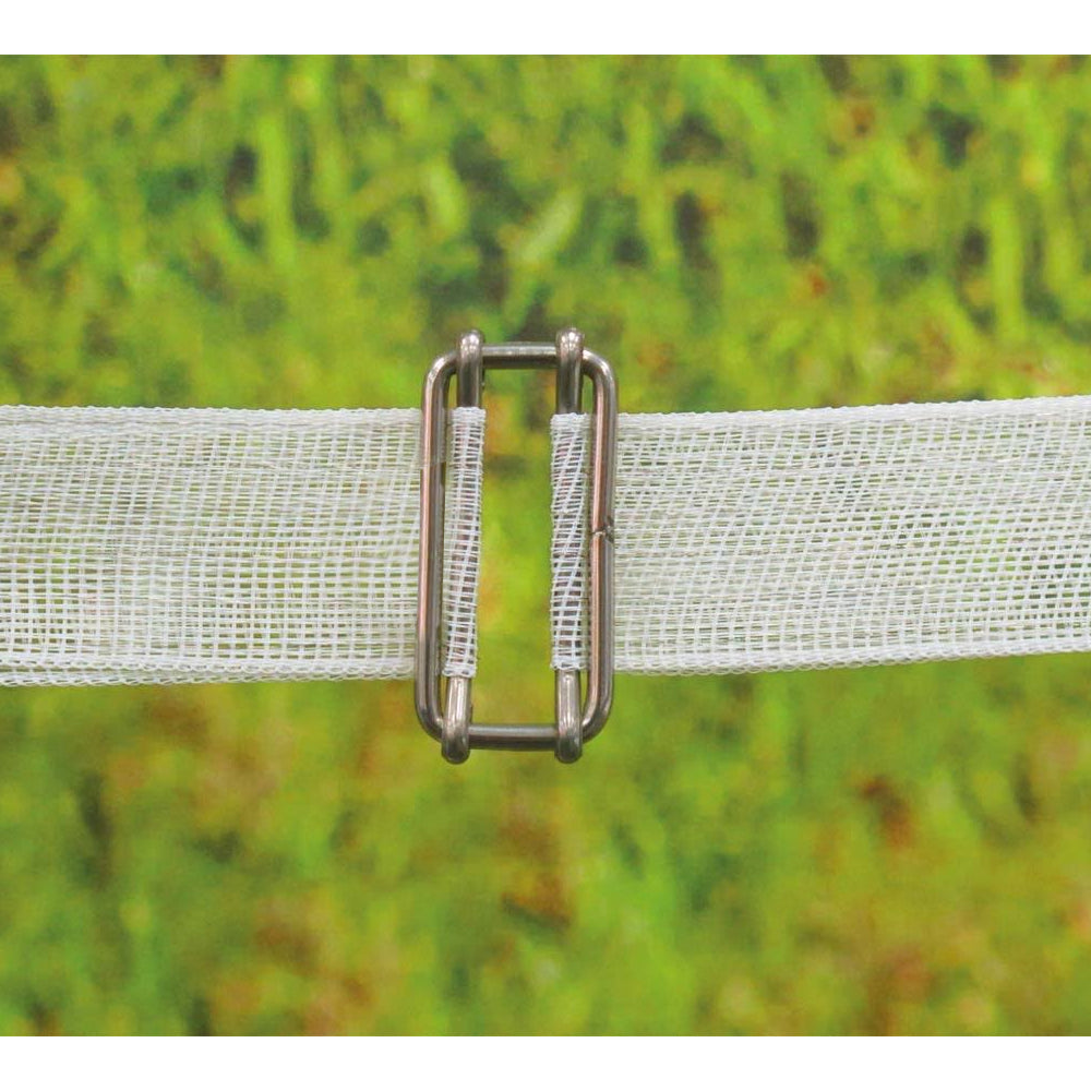 Connettore per nastro recinto elettrico zincato