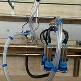 Tubo in plastica trasparente per il latte in PVC 16 / 26 mm