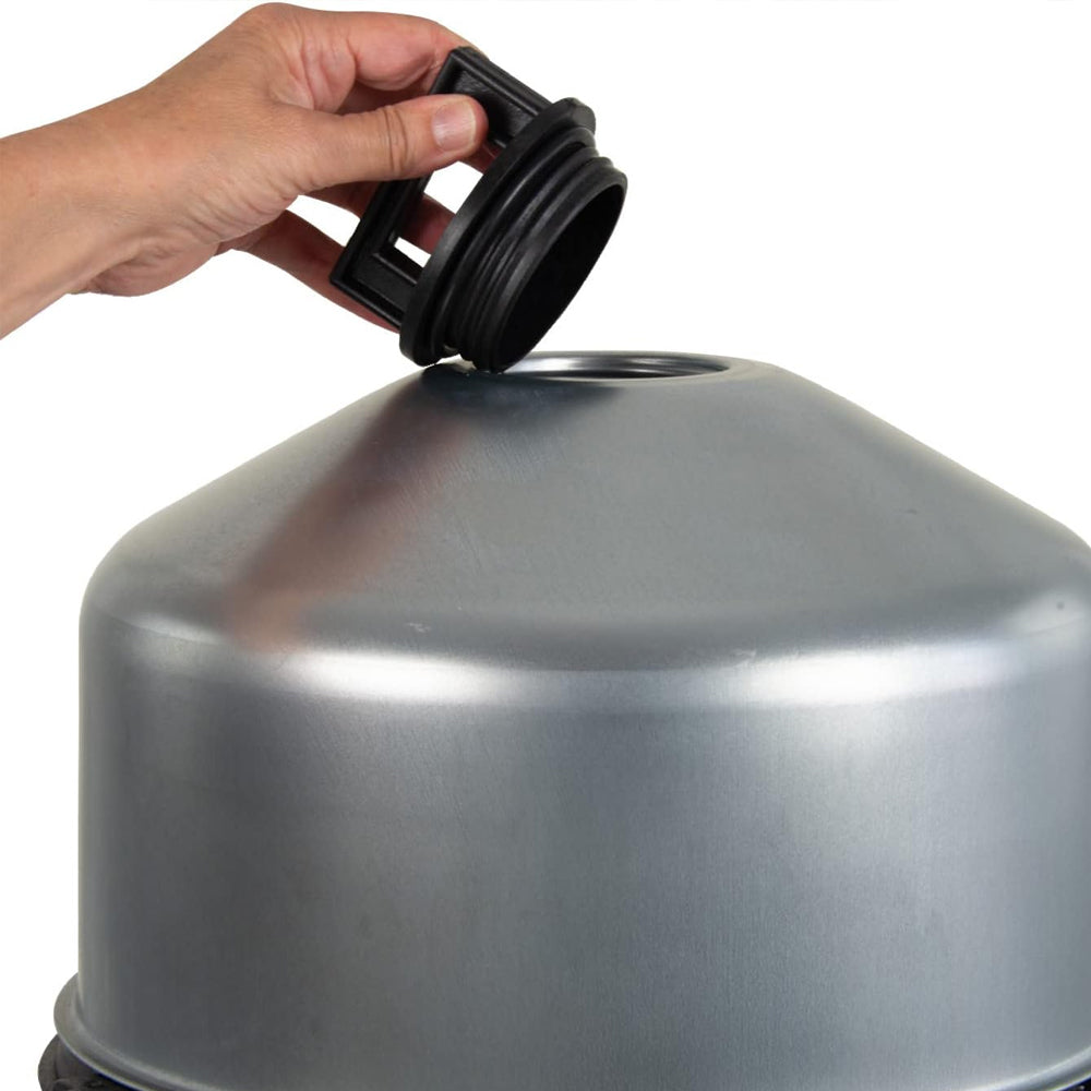 Abbeveratoio a sifone 30 L per pollame in metallo