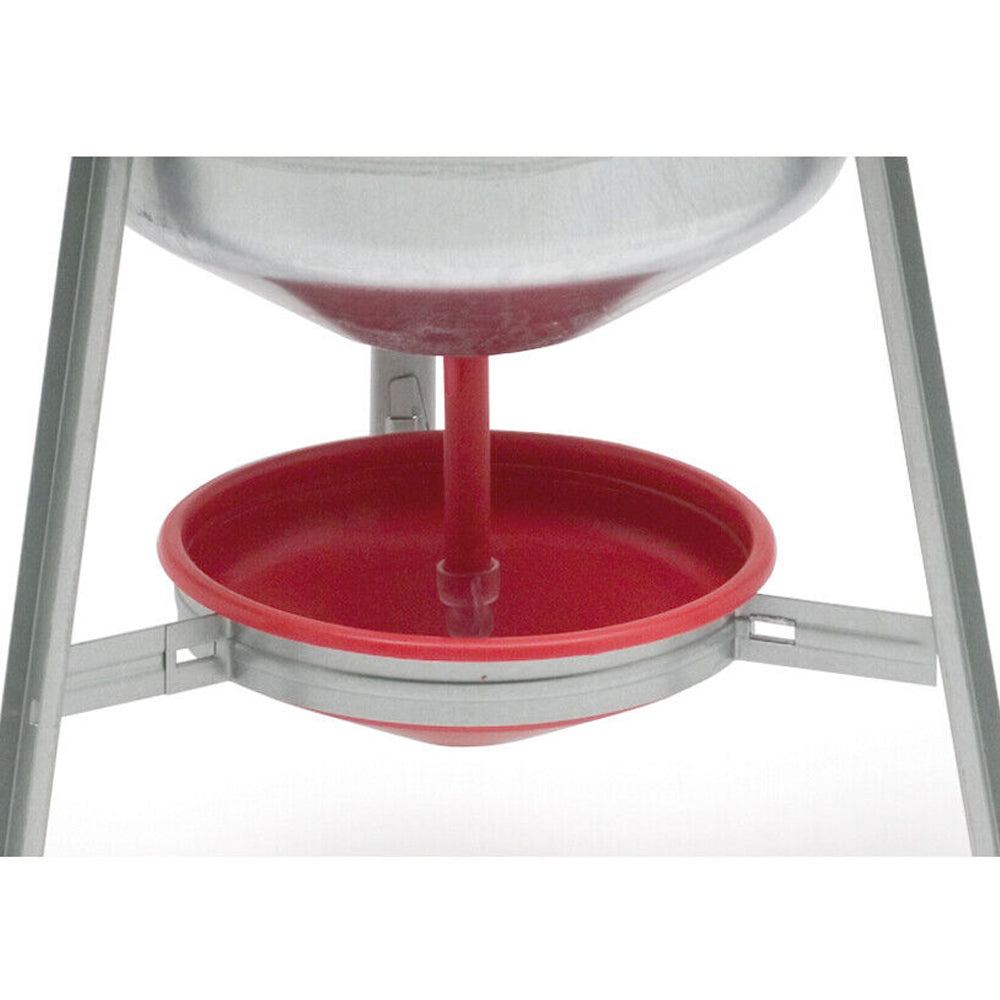 Abbeveratoio a sifone 30 L per pollame in metallo