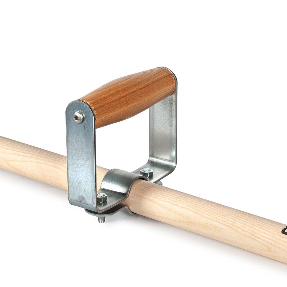 Rastrello in alluminio con grande tipo erpice Con manico in legno