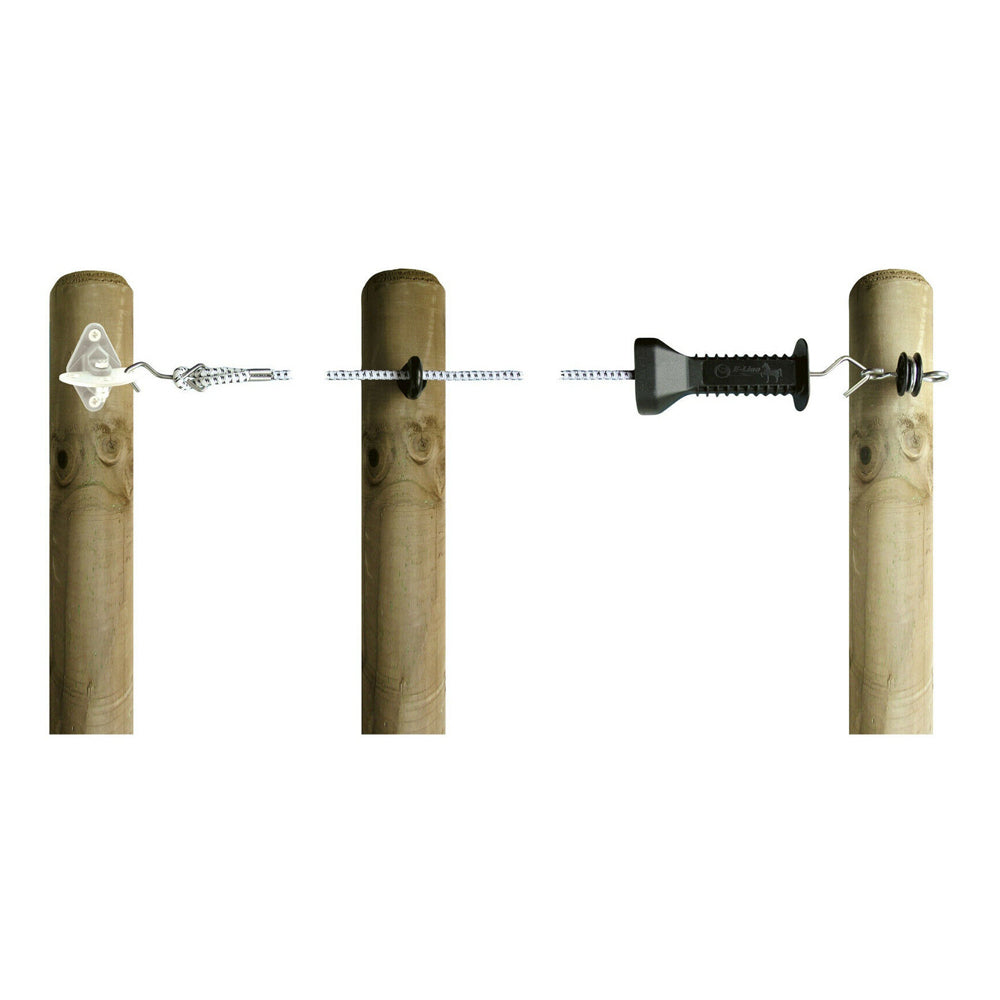 Set cancello per recinzione elettrica in plastica