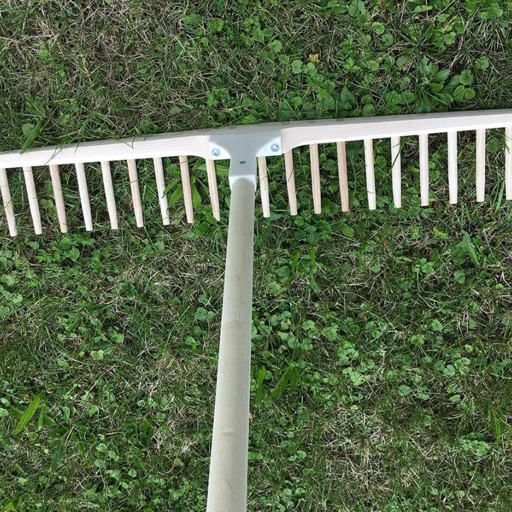 Rastrello in Legno con Manico Molteplici denti in Plastica