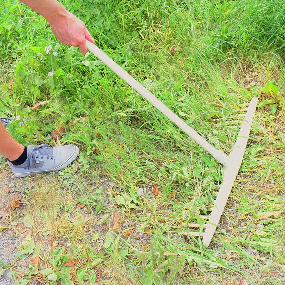 Rastrello in Legno con Manico Molteplici denti in Plastica
