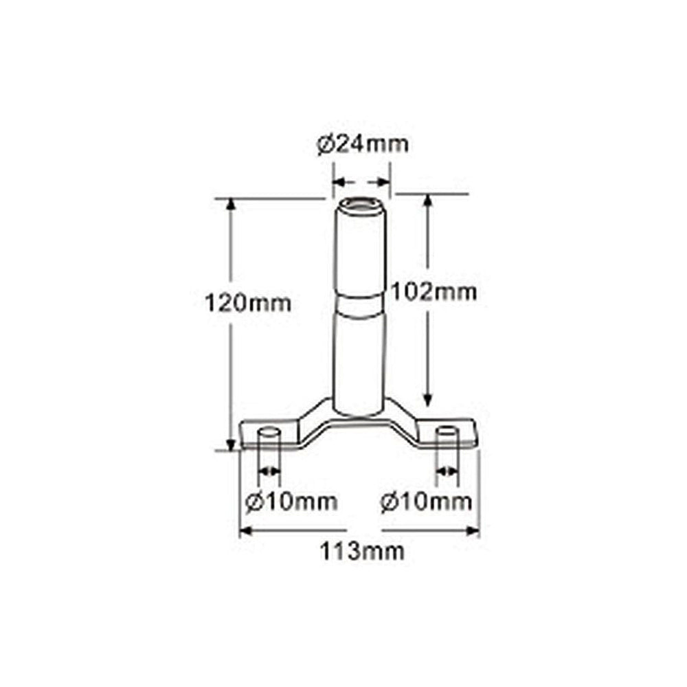 montaggio luce lampeggiante