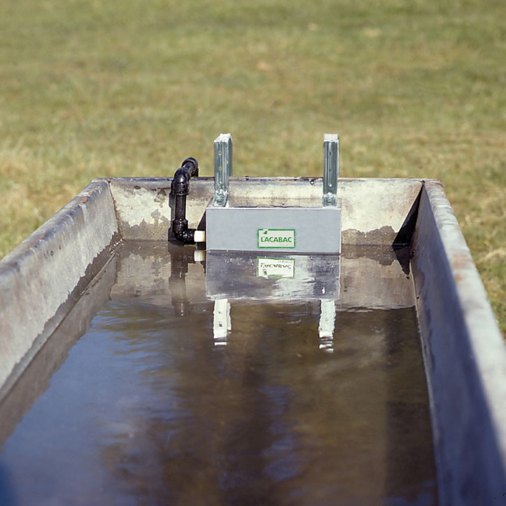 Valvola a galleggiante incorporata (bassa pressione) - Alloggiamento in acciaio inossidabile, valvola in plastica, attacco da ¾"