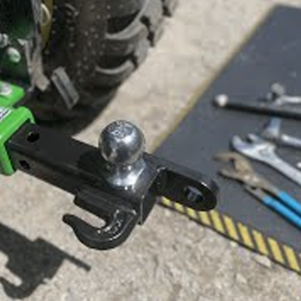 Attacco a sfera per testine per rimorchio e carribotte