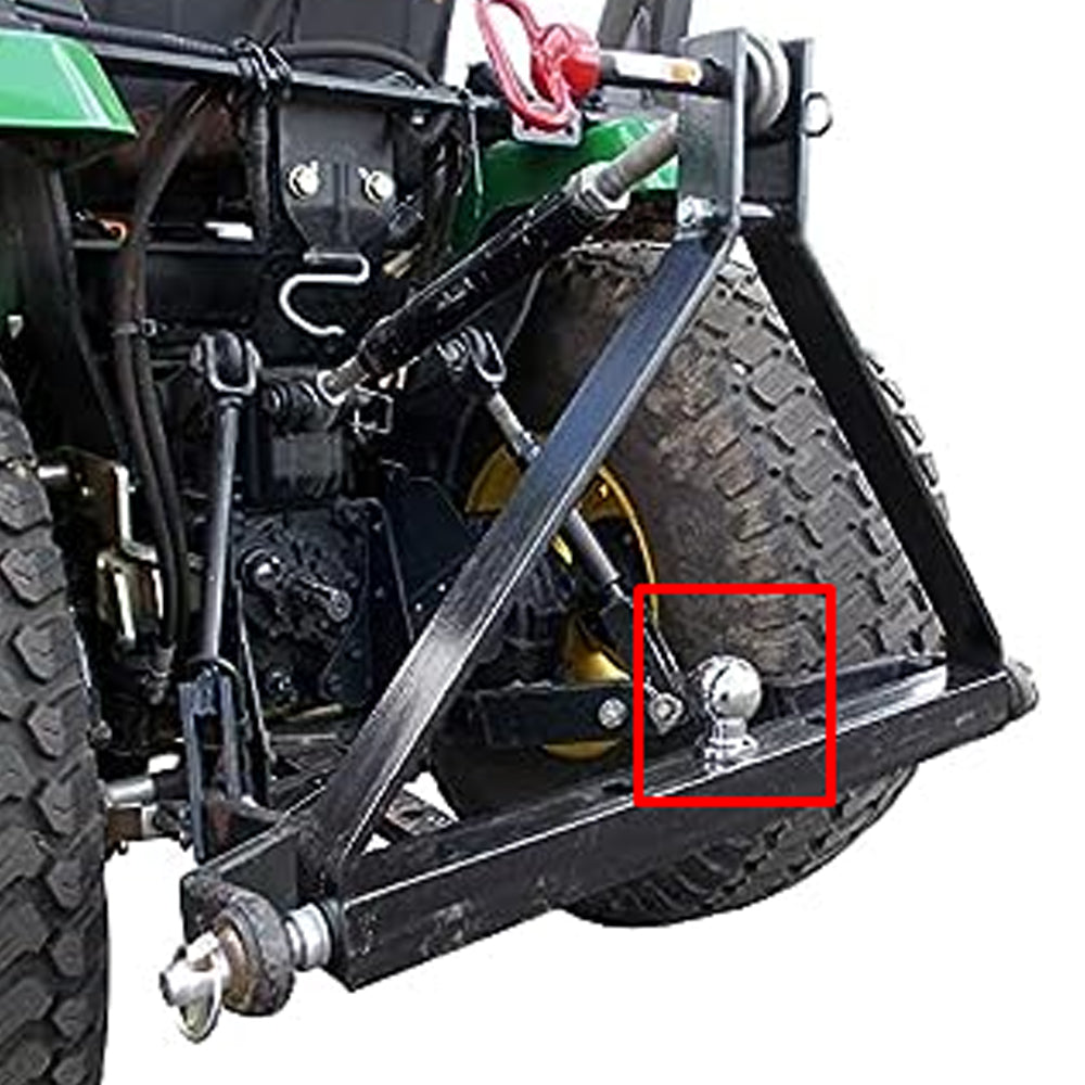 Attacco a sfera per testine per rimorchio e carribotte