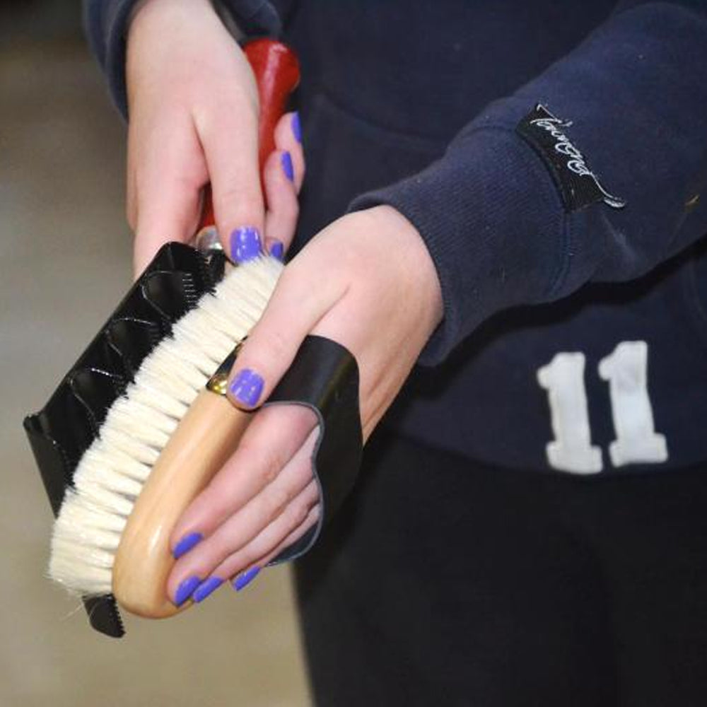 Striglia in metallo staffa in filo