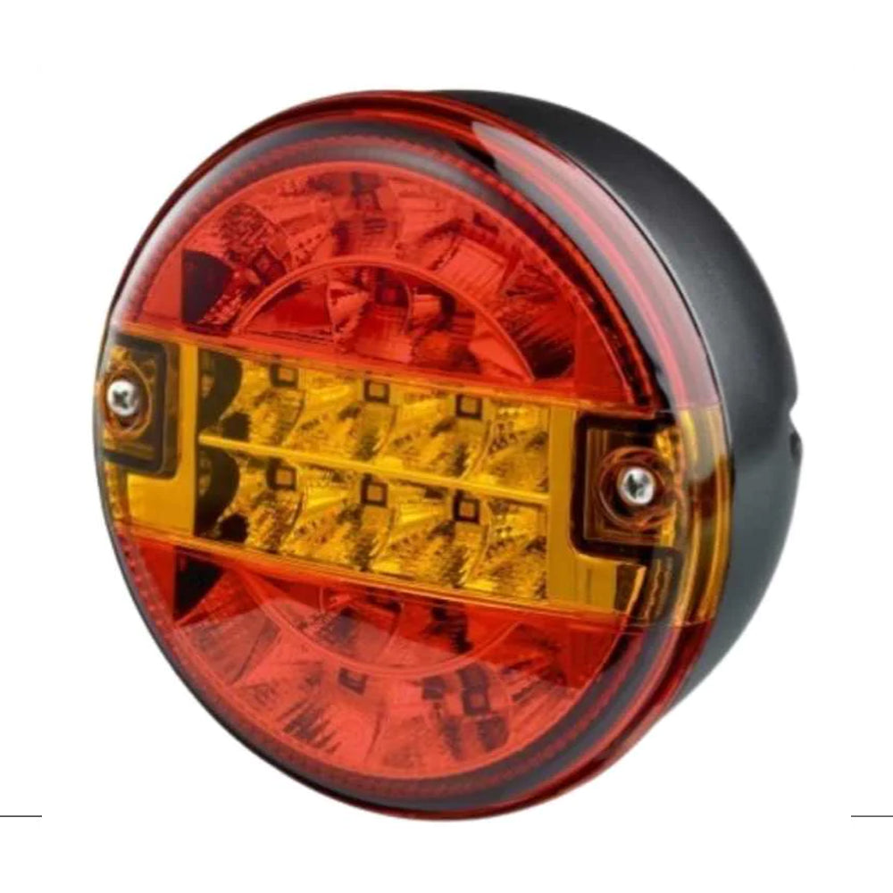 Fanale Posteriore Tondo a 3 Funzioni Luci