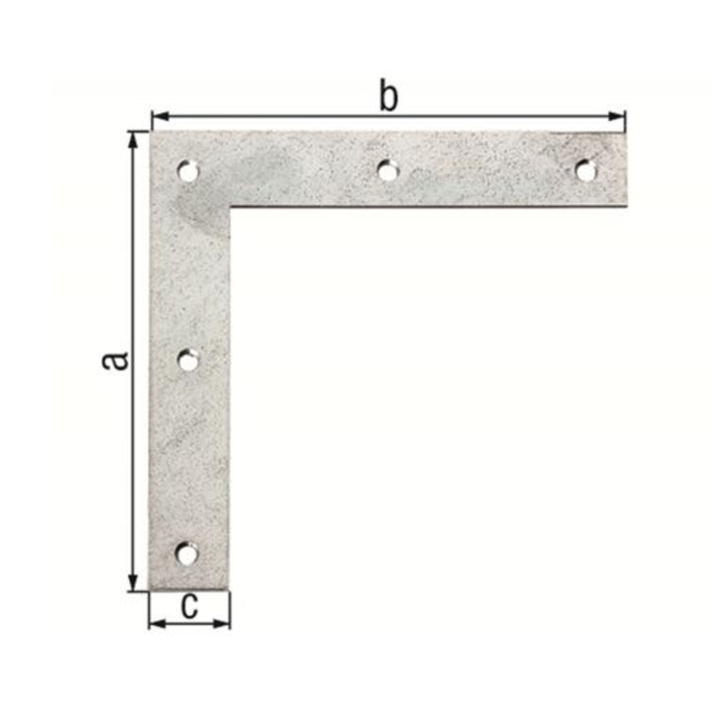 Staffa angolare piatta
