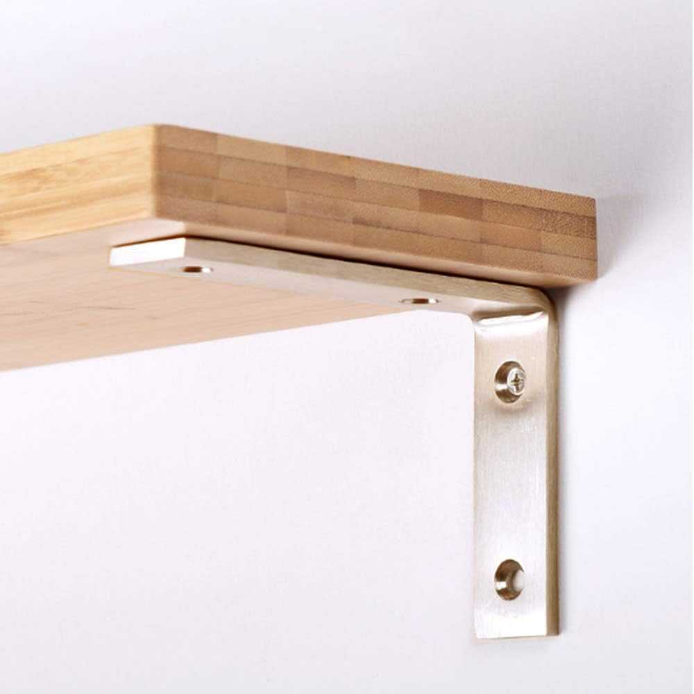 Staffa angolare con fori svasati per viti