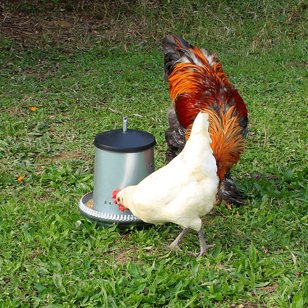 mangiatoia metallo zincato