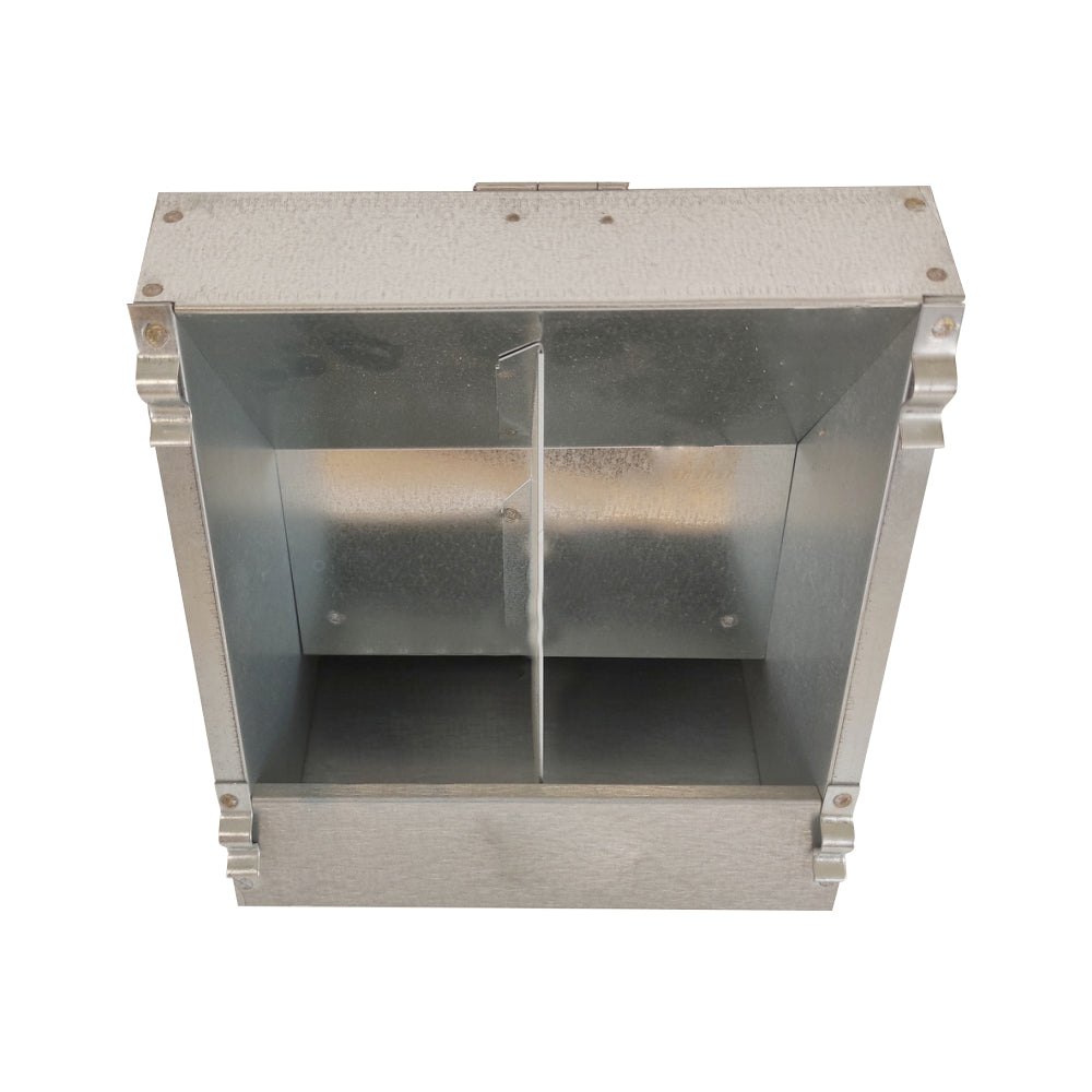 Mangiatoia per conigli in metallo