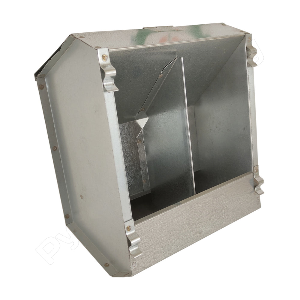 Mangiatoia per conigli in metallo