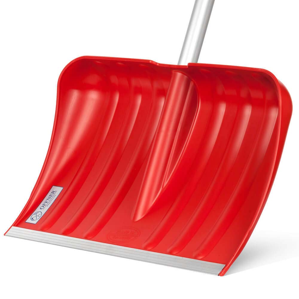 Pala Da Neve In Plastica Rossa Con Manico