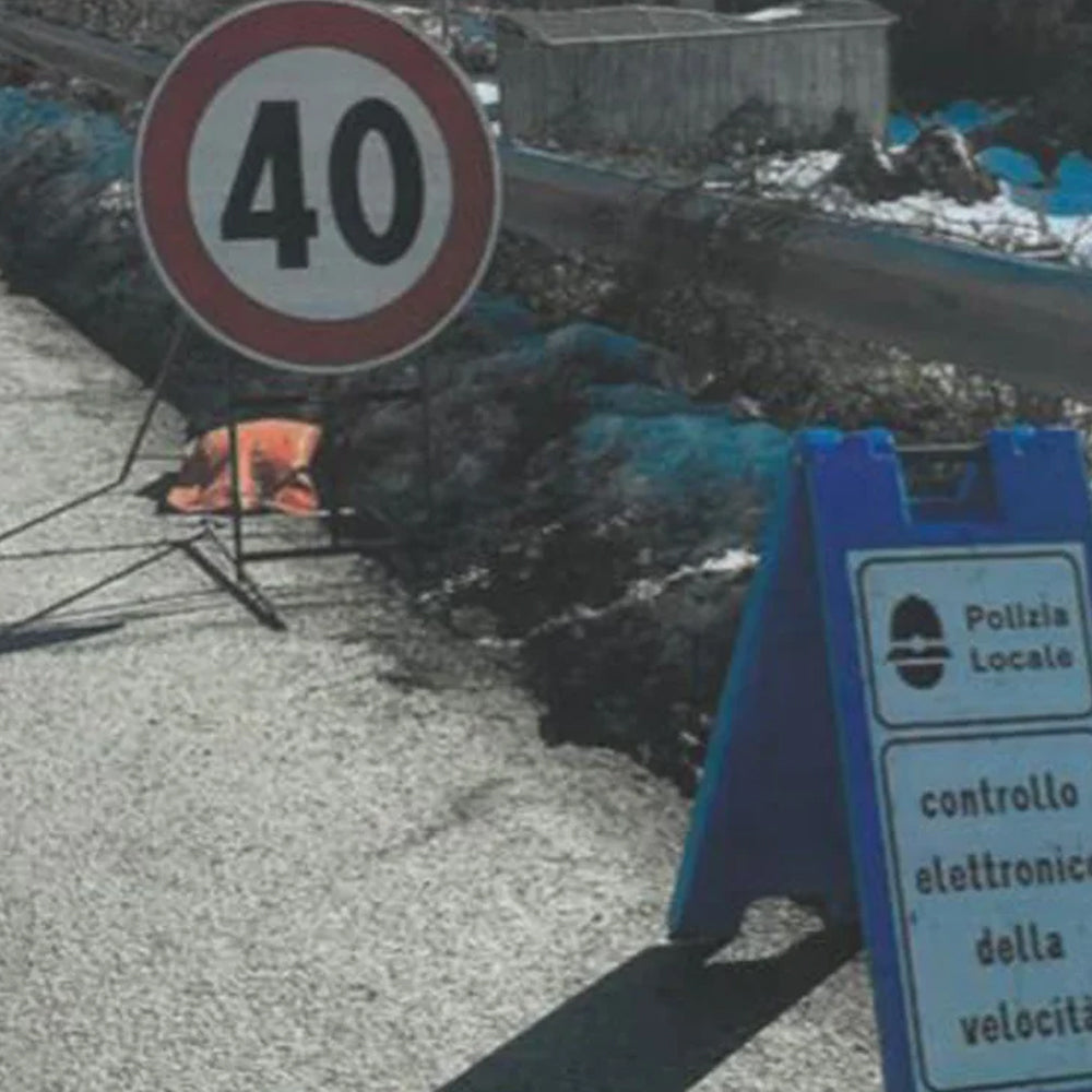 Cartello limite velocità 40km/h