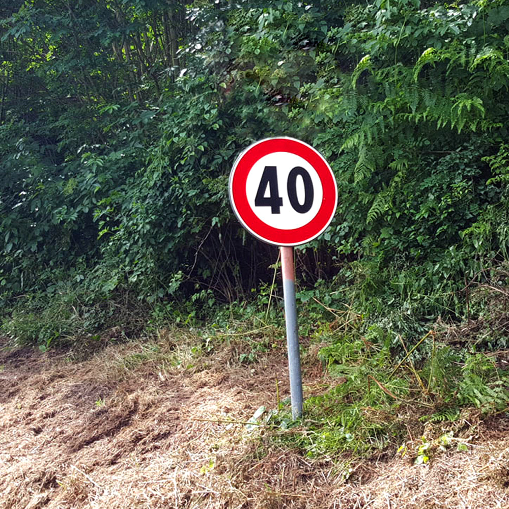Cartello limite velocità 40km/h
