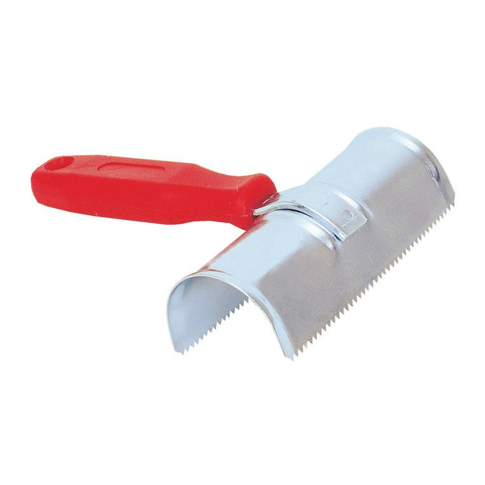 Striglia per bovini zincata a due barre dentate