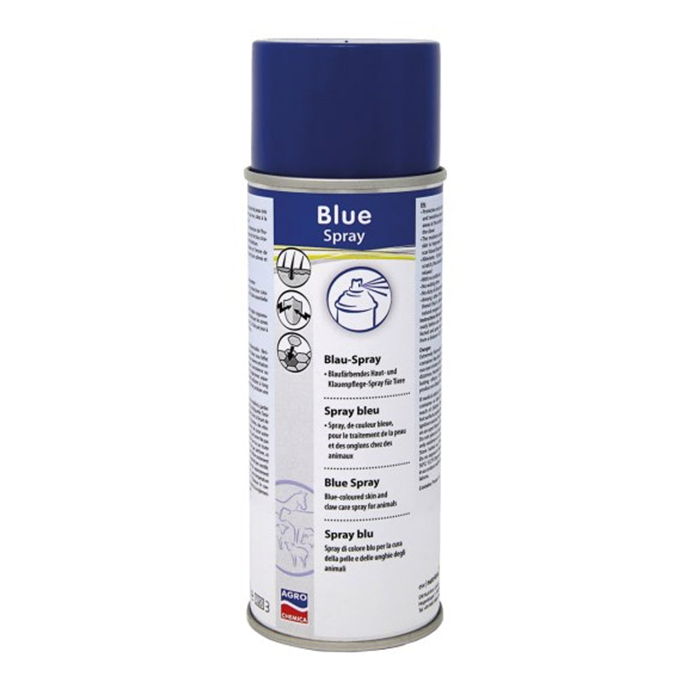 Blue Spray 200 ML per la cura della pelle e degli zoccoli degli animali
