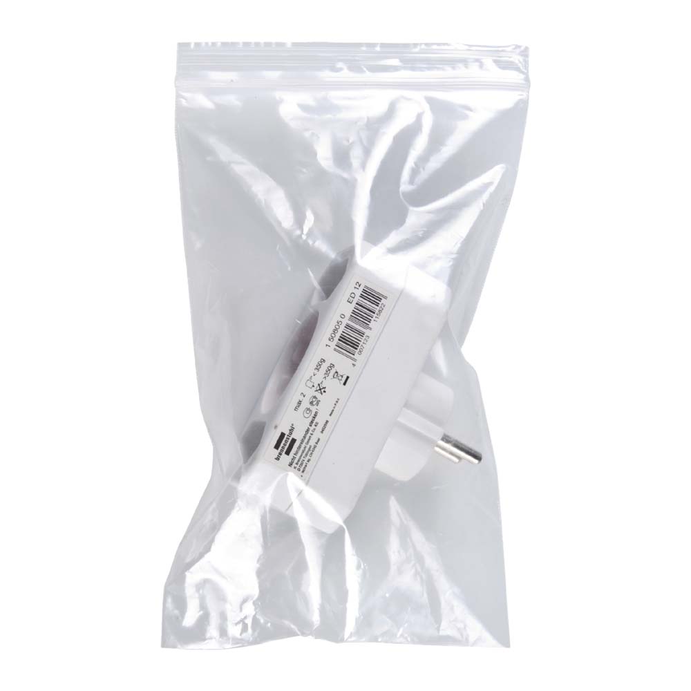 Adapter Multipresa 3 Vie con 2 Prese Euro e 1 Presa di Terra