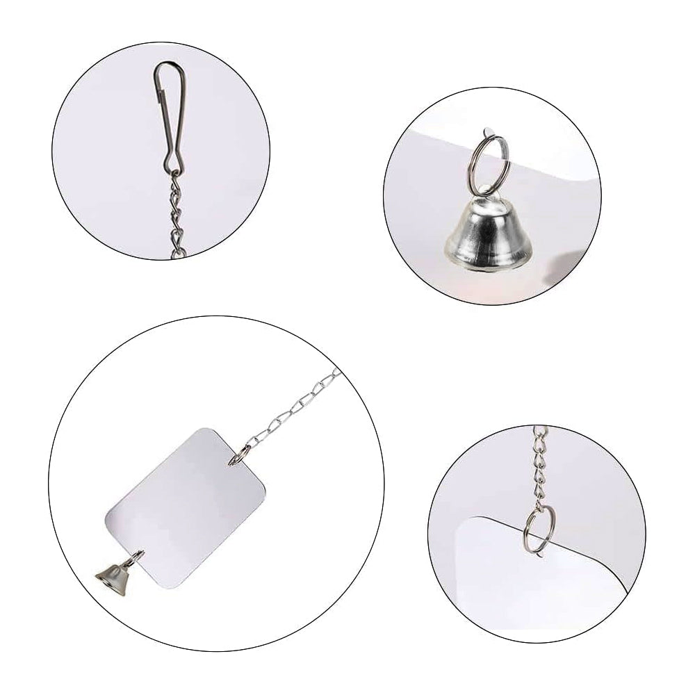 Specchio PA 4244 Giocattolo per uccelli con specchio per parrocchetti e calopsitte