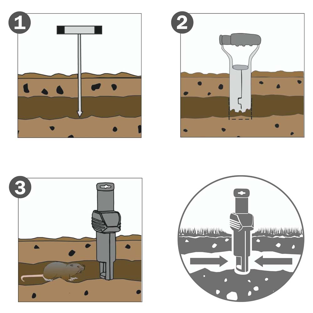 Trappola Per Topi E Talpe In Plastica