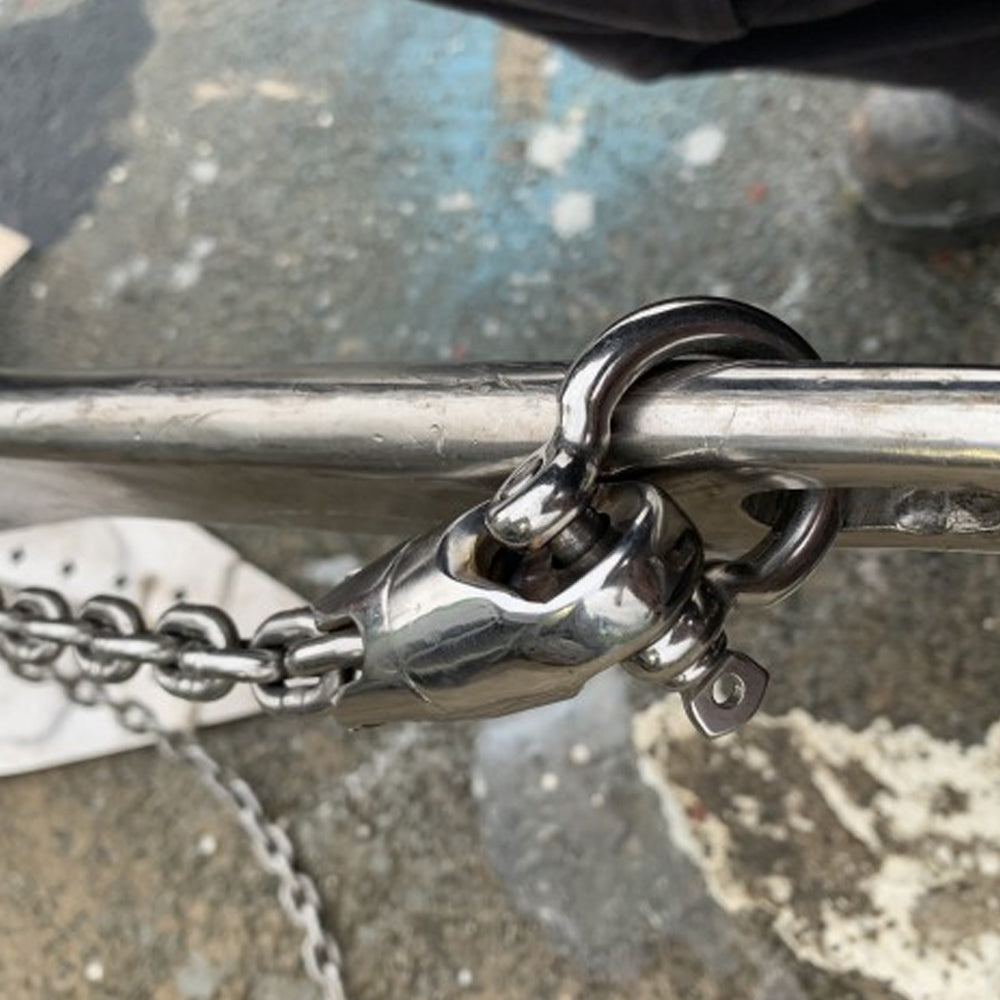 Grillo in acciaio zincato a lira