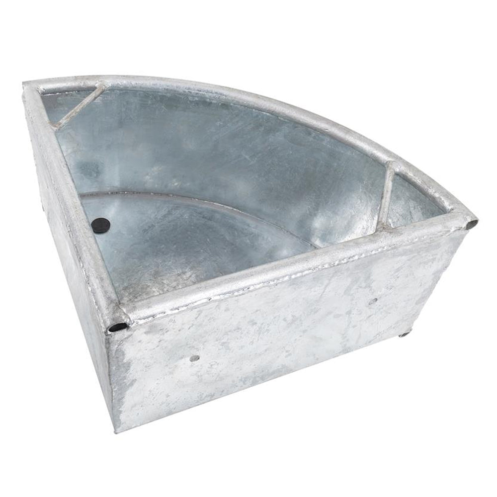 Trogolo triangolare zincato