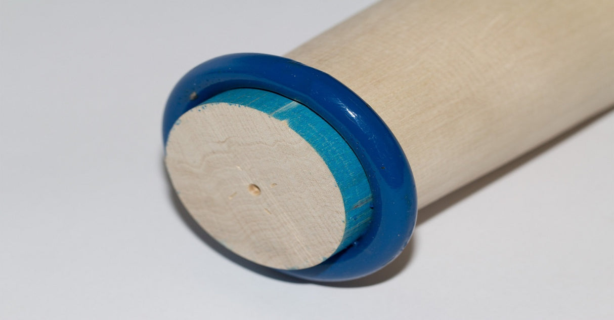 Cuneo da spacco in acciaio con inserto in legno e anello