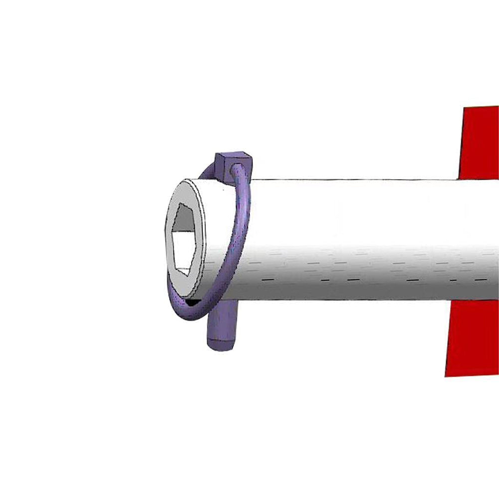 Copiglia a scatto zincato