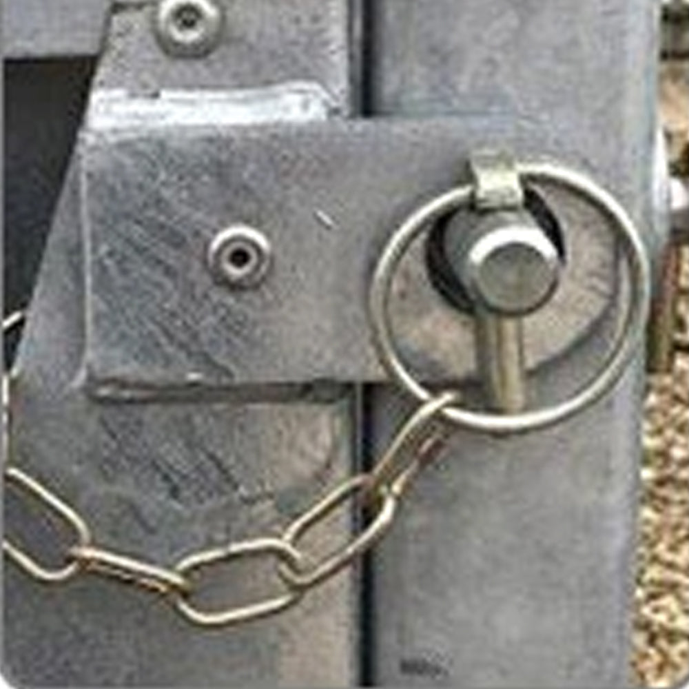 Copiglia a scatto zincato