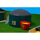 Modello in scala di giocattoli per bambini dell'impianto di produzione di biogas