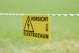 Warnschild Vorsicht Elektrozaun