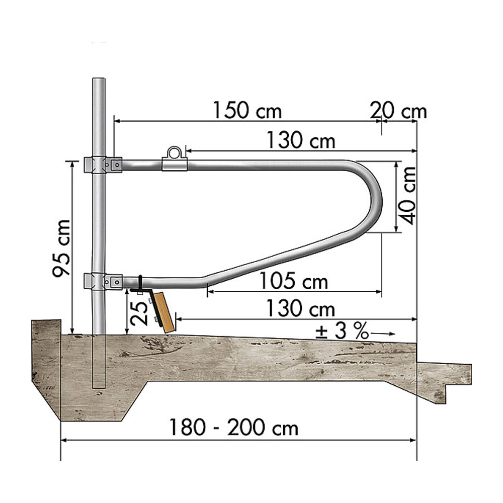 Supporto per cuccetta Universale per bovini giovani