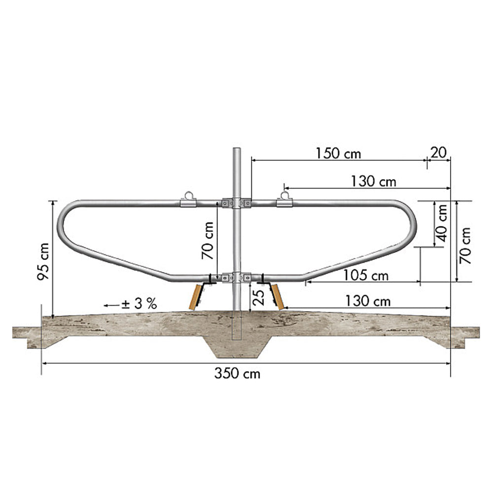 Supporto per cuccetta Universale per bovini giovani