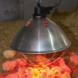 Attrezzatura per l'isolamento degli animali con paralume per lampada termica da fattoria