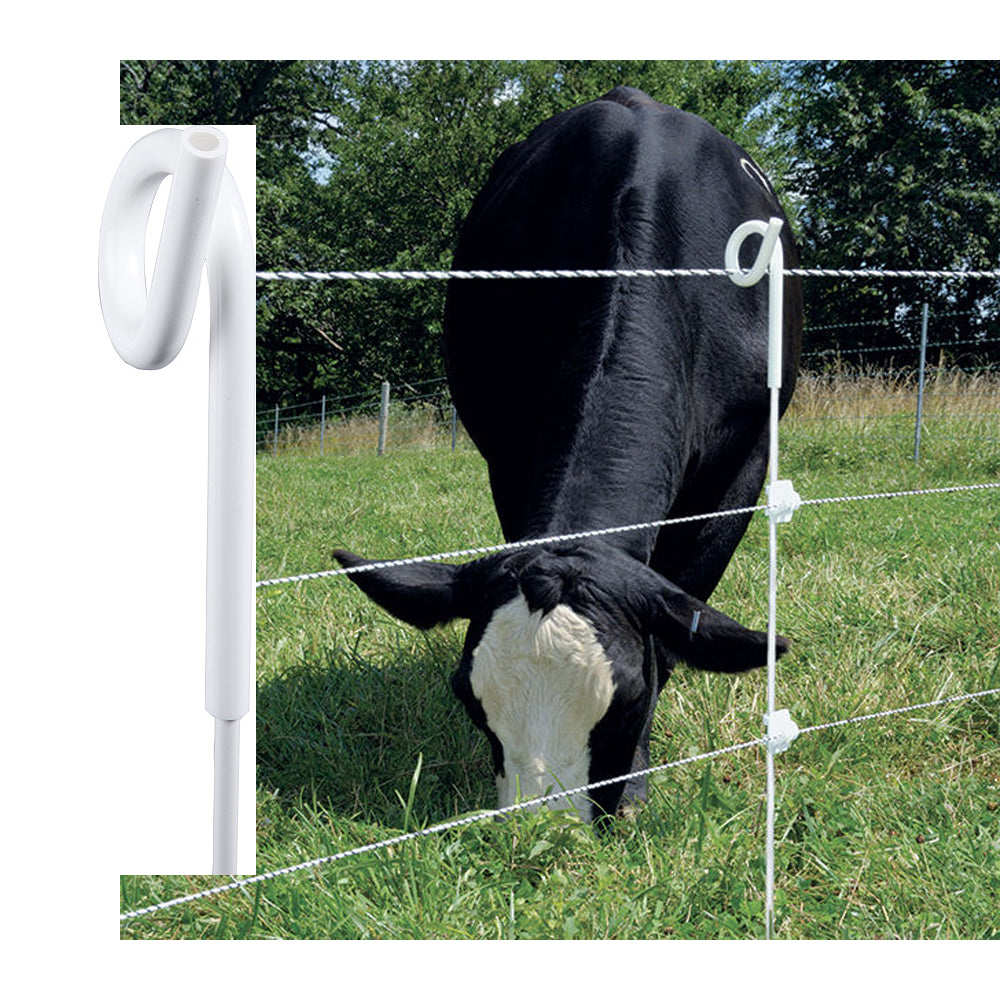 Palo in acciaio per molle con isolatore ad occhiello