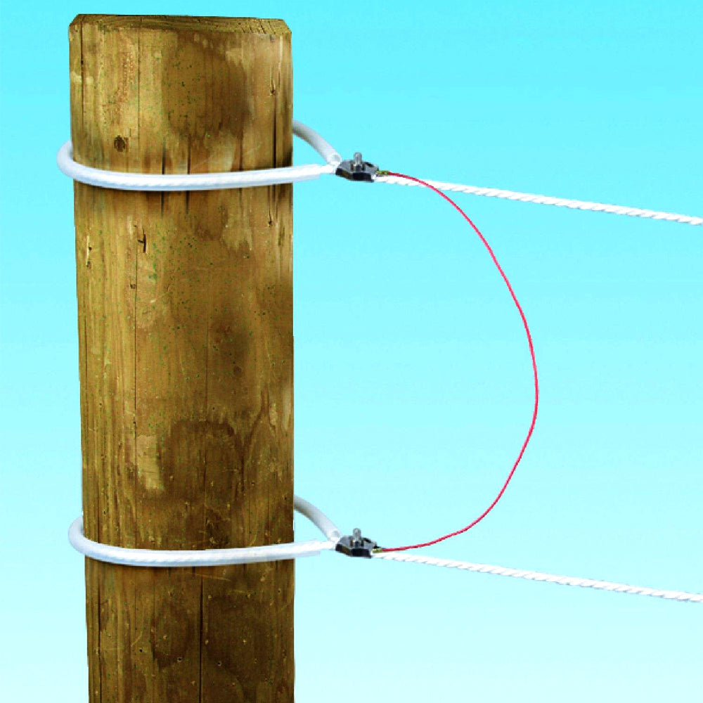Zaunverbindungskabel Seil - 2 Edelstahl-Seilklemmen
