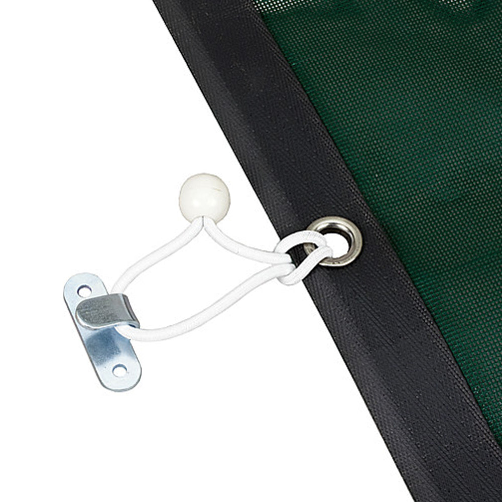 Gancio di sospensione per cinghie elastiche