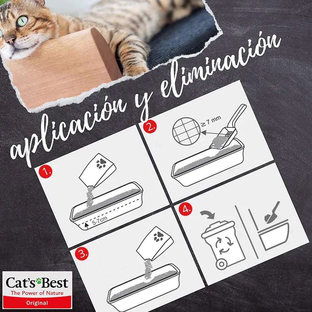 Cat’s Best Original Lettiera Agglomerante e Contenitiva