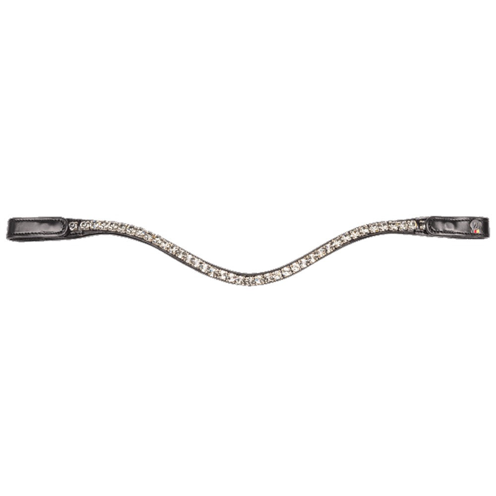 X-Line Shine Stirnband Schwarz Mit Funkelnden Schmucksteinen
