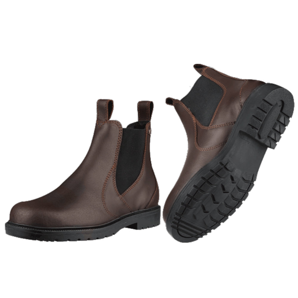Jodhpurstiefelette Secura Mit Stahlkappe Für Reitsport