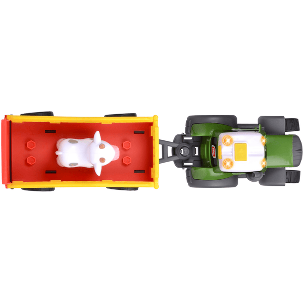 trattore con rimorchio animali