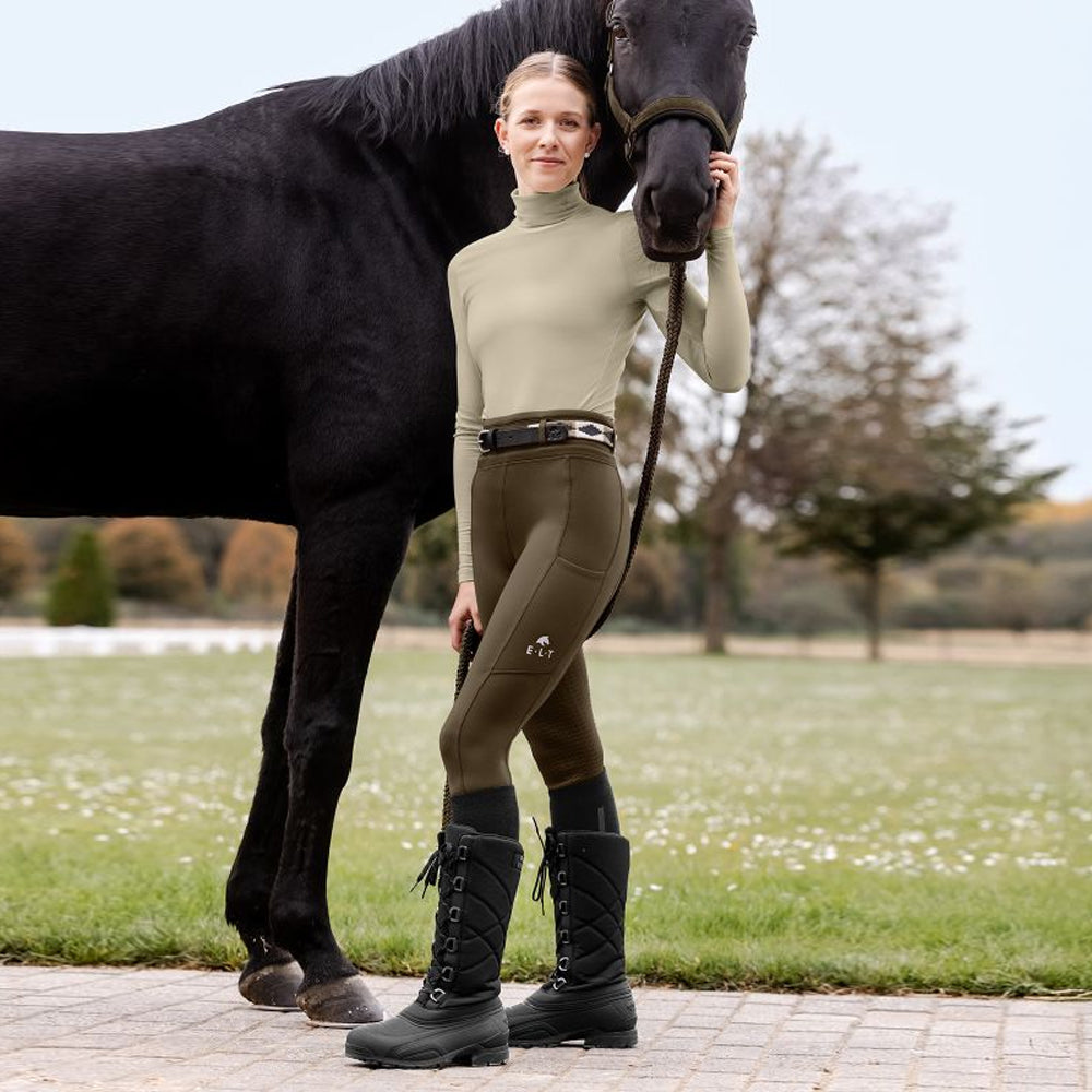 Thermo Reitleggings Ella mit Silikon Vollbesatz